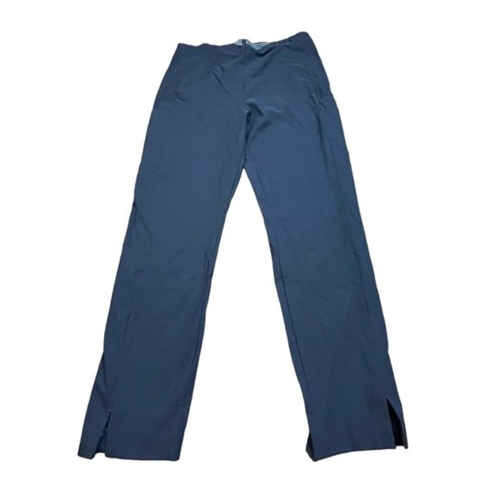 Athleta Navy Blue Nylon Cropped Pants Size 12 Women